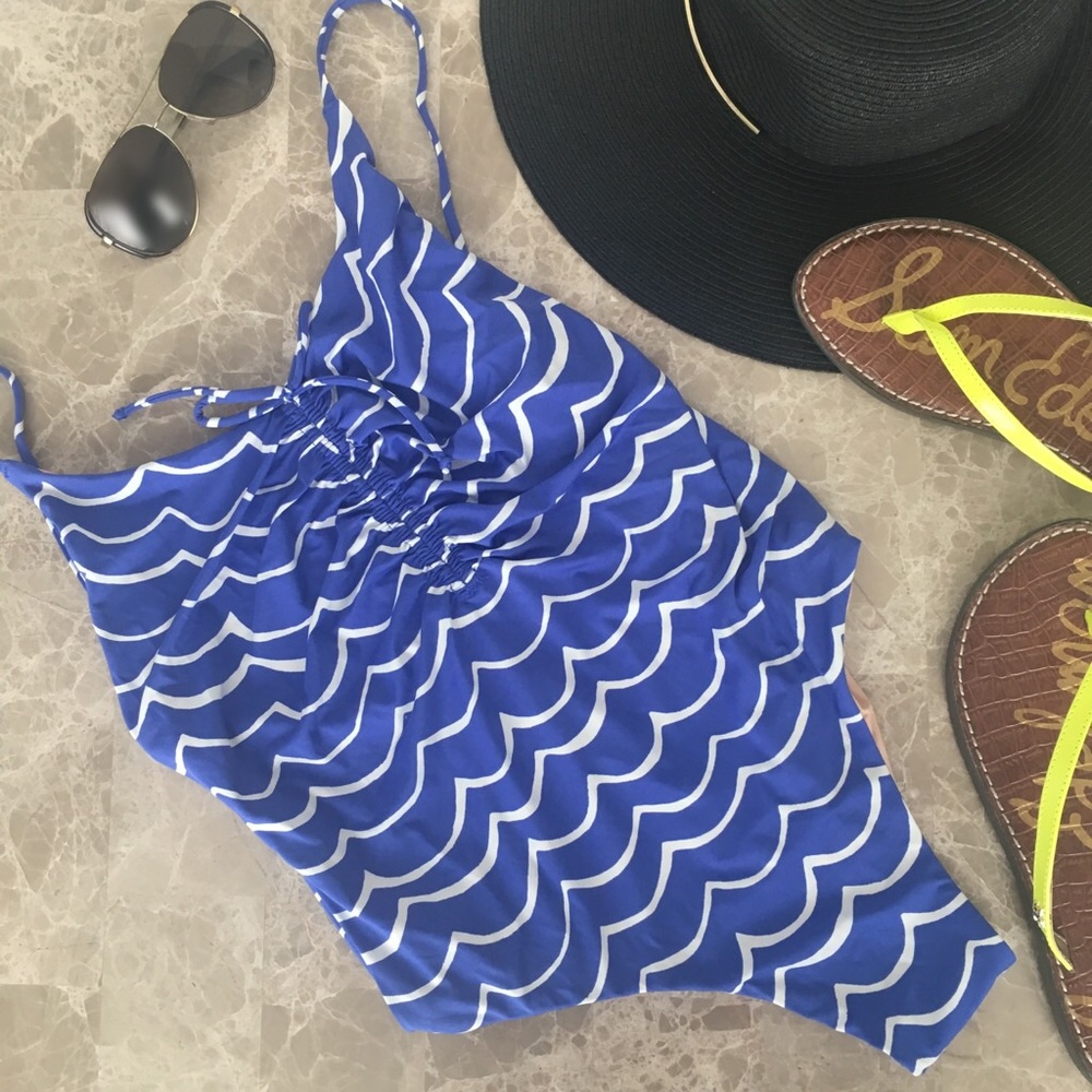 NWT J. Crew Playa Laguna ruched one-piece swimsuit